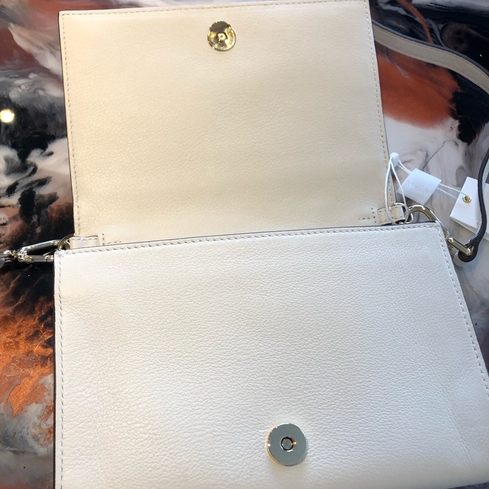 NWT TORY BURCH CROSSBODY IVORY BAG - Picture 5 of 9